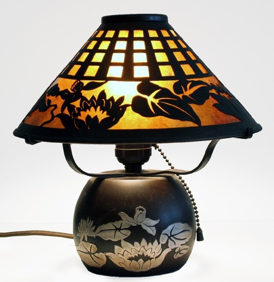 Waterlily Boudoir Lamp 5519C